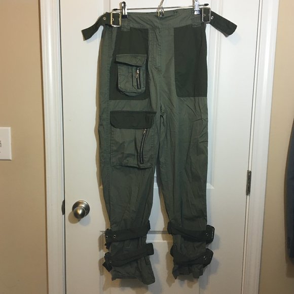 ASOS Pants - ASOS Army Military Pants Pockets and Buckles Sz 4